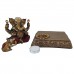 Polyresin Lord Ganesha Set Mushak & T-Candle